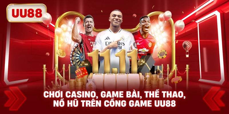 UU88 có nhiều trò chơi độc quyền từ PG, Jili, SC, SABA